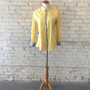 Banana Republic Oxford Shirt Yellow Medium